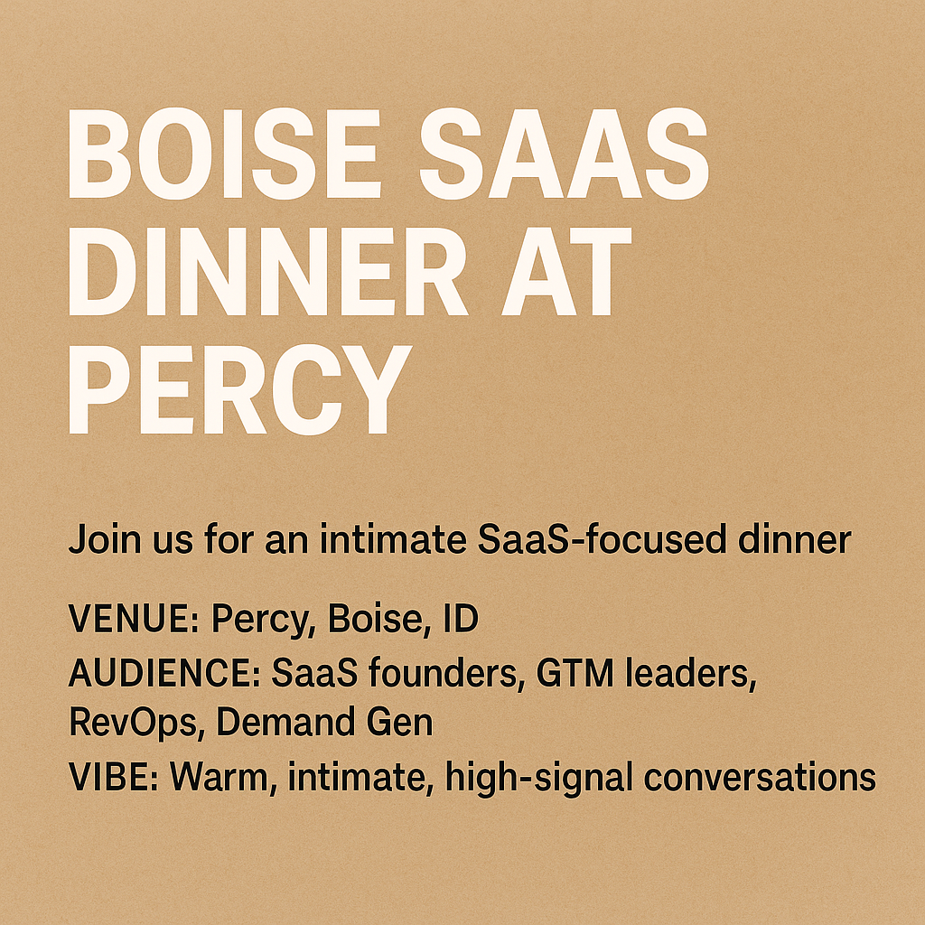 Boise SaaS Dinner